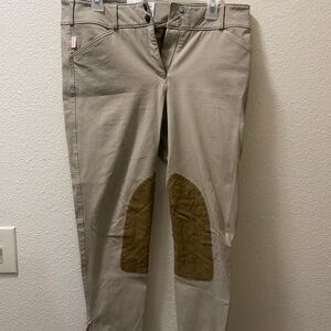 The Tailored Sportsman Beige Riding Jeans